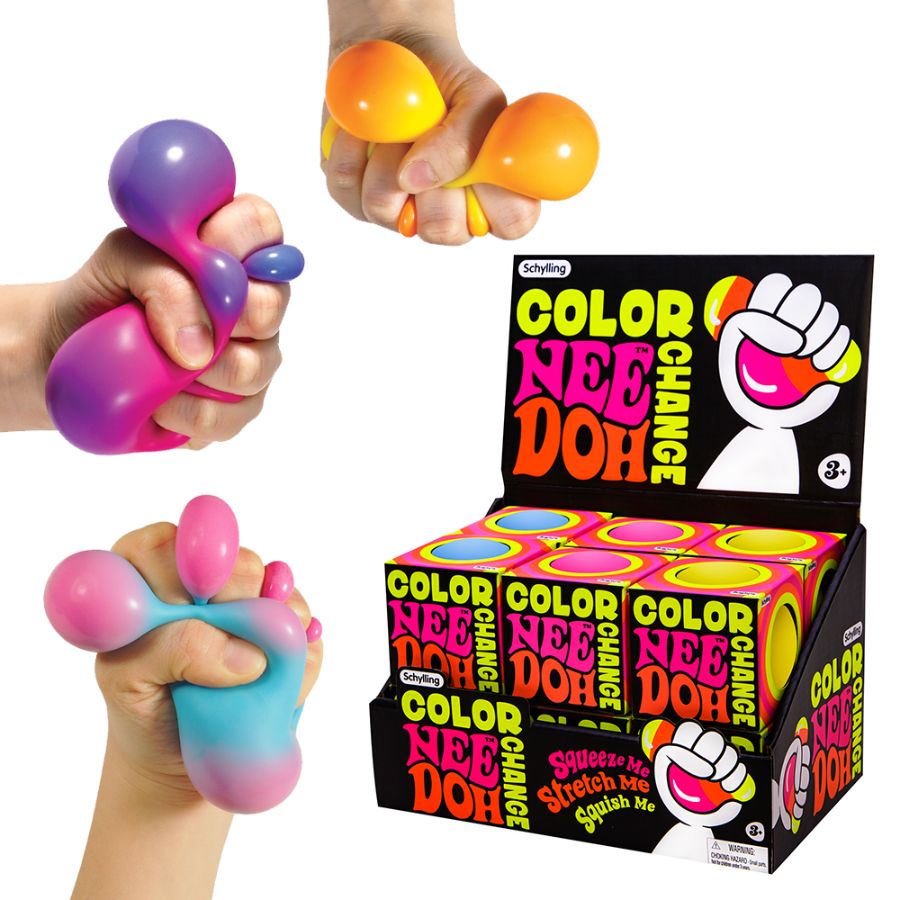 Schylling Nee-Doh Stress Ball Colour Changing Assorted