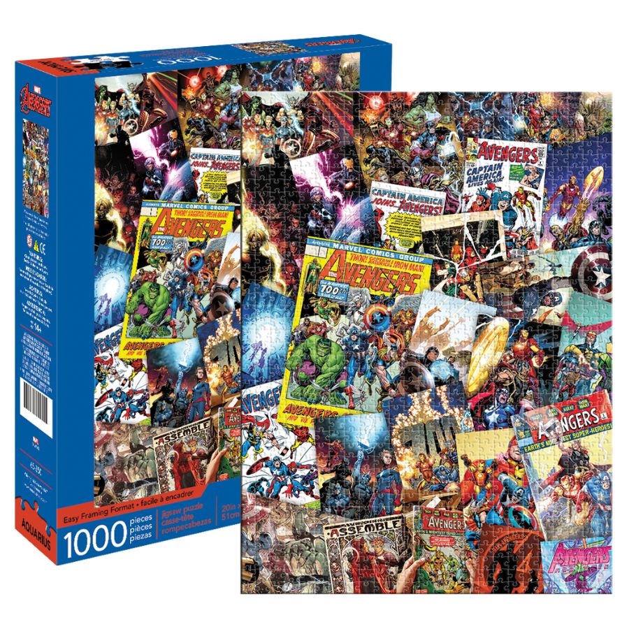 Marvel Avengers Collage 1000 Piece Puzzle
