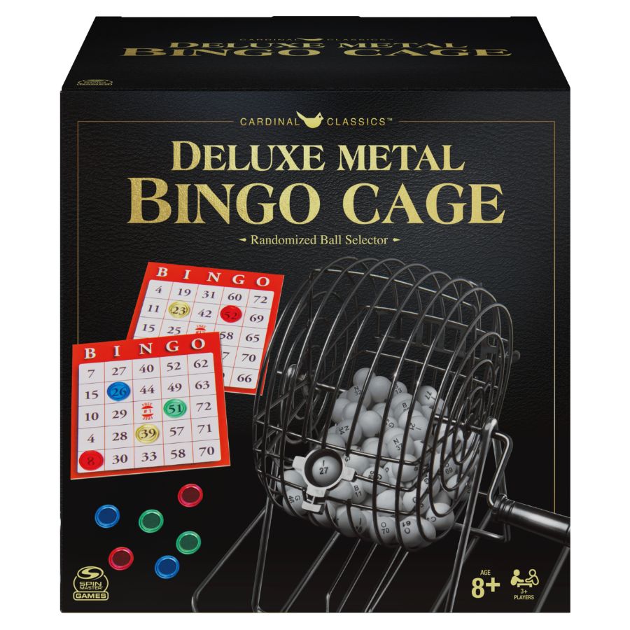 Cardinal Classics Deluxe Metal Bingo Cage Game