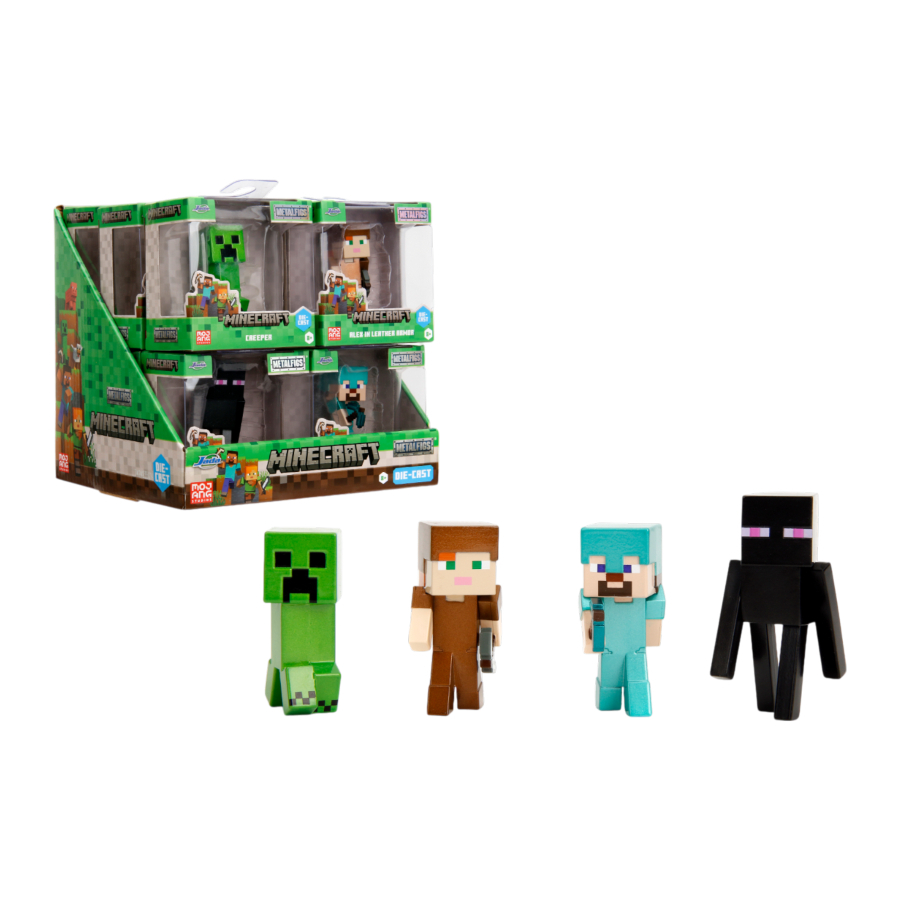 Jada Collectables Metalfigs Minecraft 2.5 Inch Wave 3 Assorted