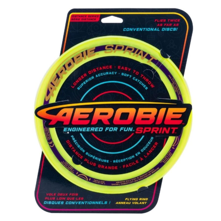 Aerobie Sprint Frisbee 10 Inch Yellow