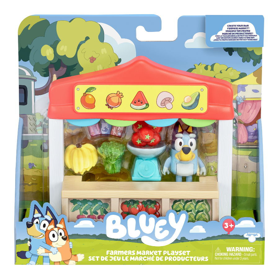 Bluey Series 12 Playset With Figures & Accessories Assorted