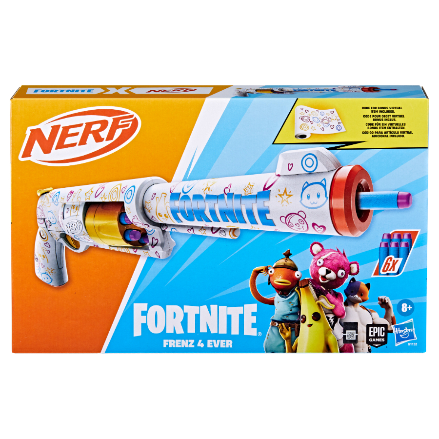 Nerf Fortnite Frenz 4 Ever Dart Blaster