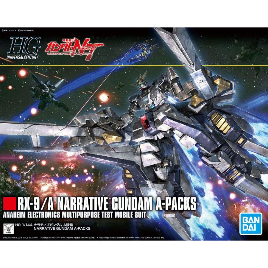 Gundam Model Kit 1:144 HGUC Narrative Gundam A-Packs