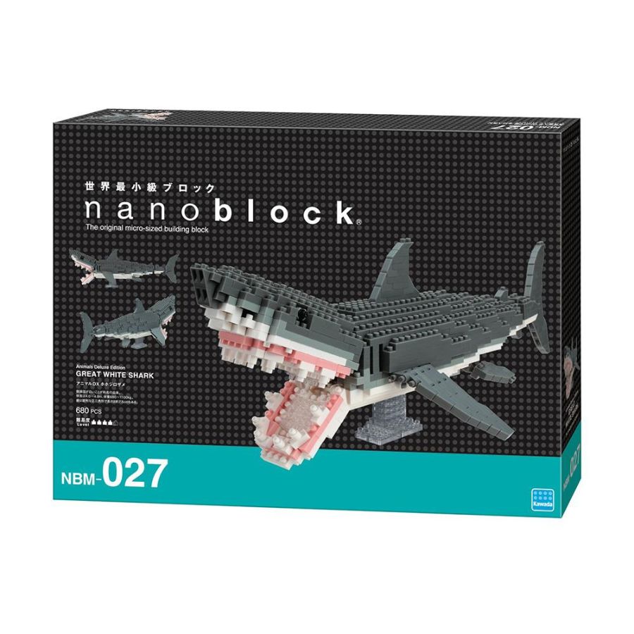 Nanoblock Great White Shark Deluxe