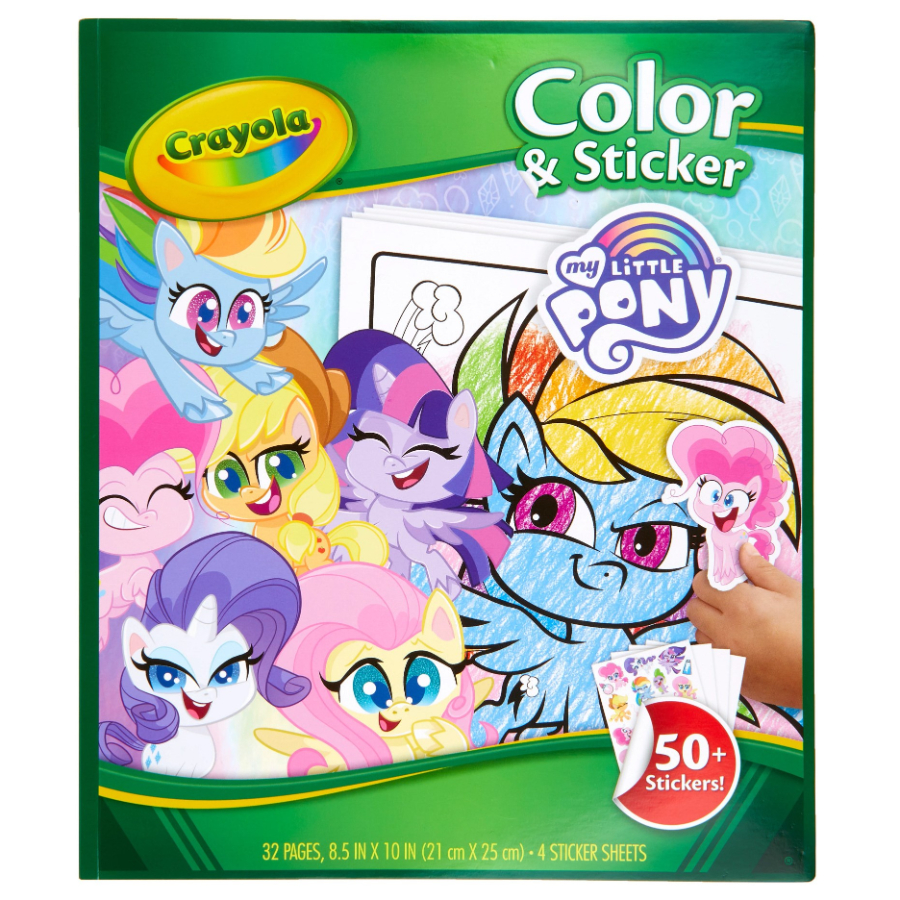 Crayola Colour & Sticker Book My Little Pony