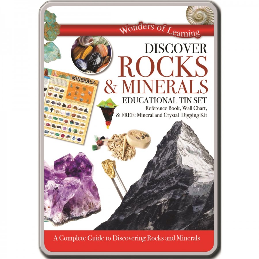 Discover Rocks & Minerals Tin Set