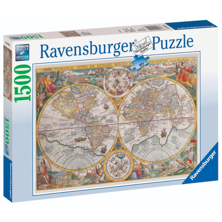 Ravensburger Puzzle 1500 Piece Historical Map