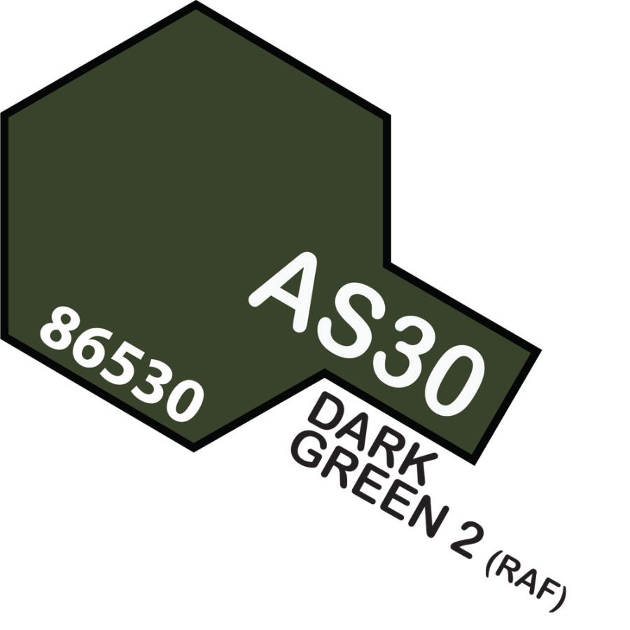 Tamiya Spray Polycarb Paint AS30 Dark Green 2 RAF