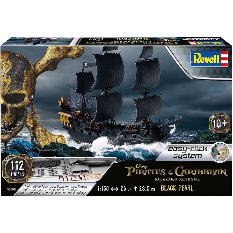 Revell Model Kit 1:150 Pirates Of The Caribbean Black Pearl