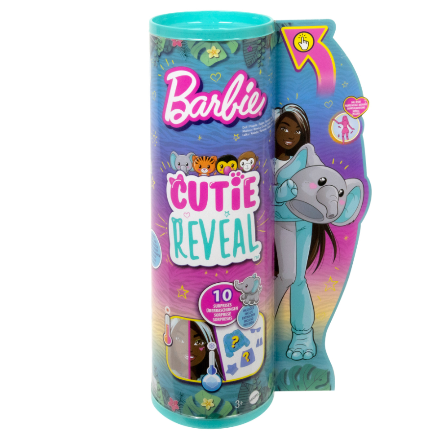 Barbie Cutie Reveal Doll Jungle Series Assorted