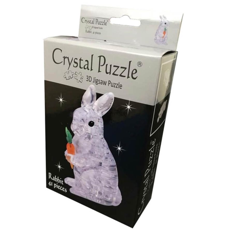 Crystal Puzzles Clear Rabbit