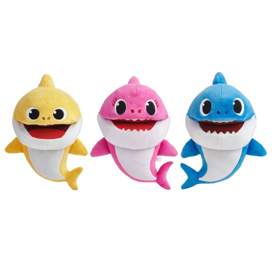 Baby Shark Song Puppets With Tempo Control Assorted
