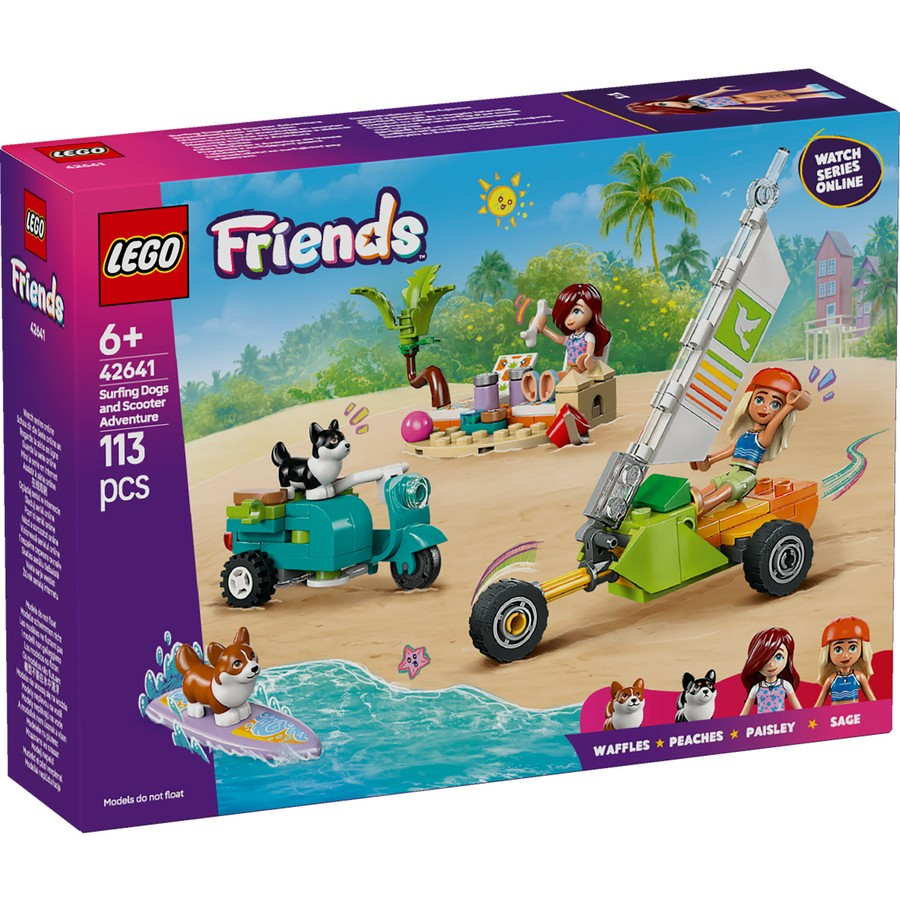 LEGO Friends Surfing Dogs & Scooter Adventure