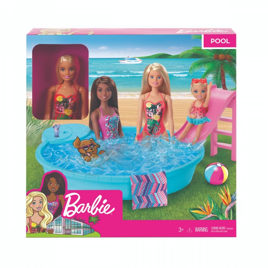Barbie Doll With Pool Playset