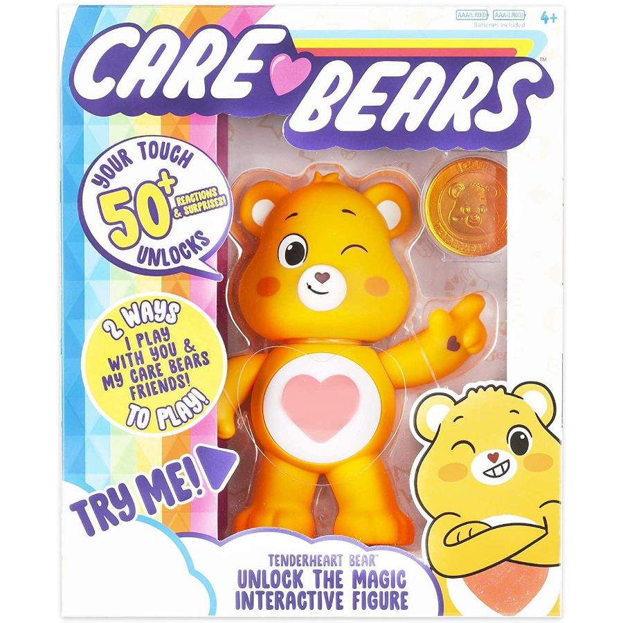 Care Bear Electronic Interactive Tenderheart Orange Bear