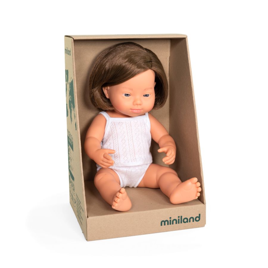 Miniland Baby Doll Down Syndrome Girl