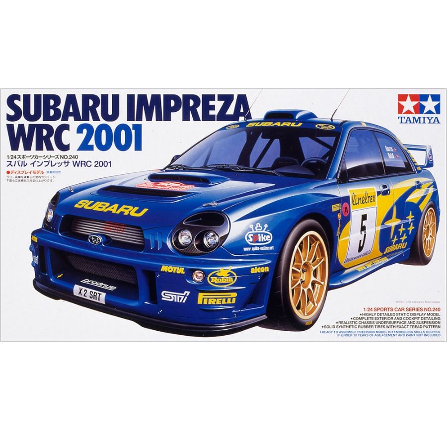 Tamiya Model Kit 1:24 Subaru Impreza WRC 01
