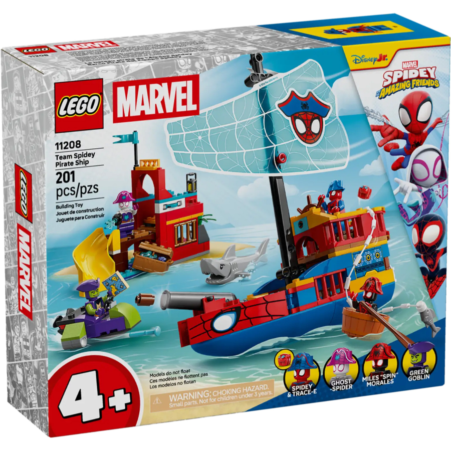 LEGO Spidey & His Amazing Friends Team Spidey Pirate Ship