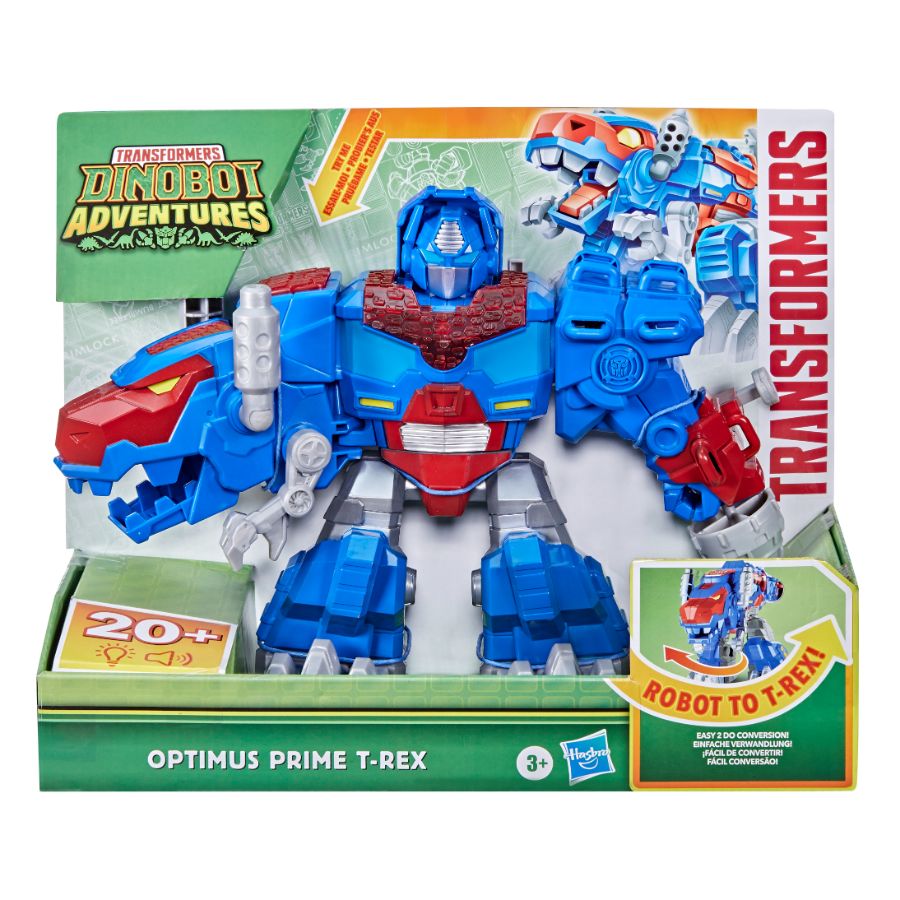 Transformers Dinobot Adventures Optimus Prime T-Rex