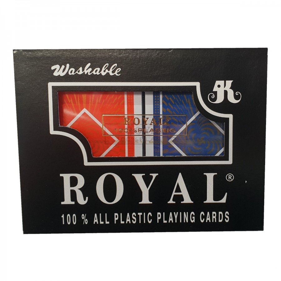 Cards 100% Plastic Double Pack