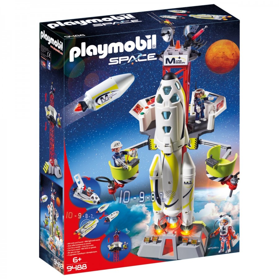 Playmobil Mission Rocket With Launch Site