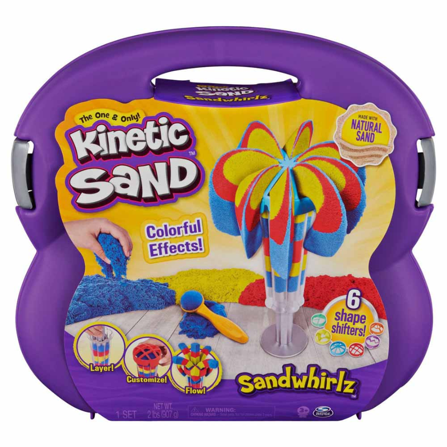 Kinetic Sand Sandwhirlz Playset In Carry Case