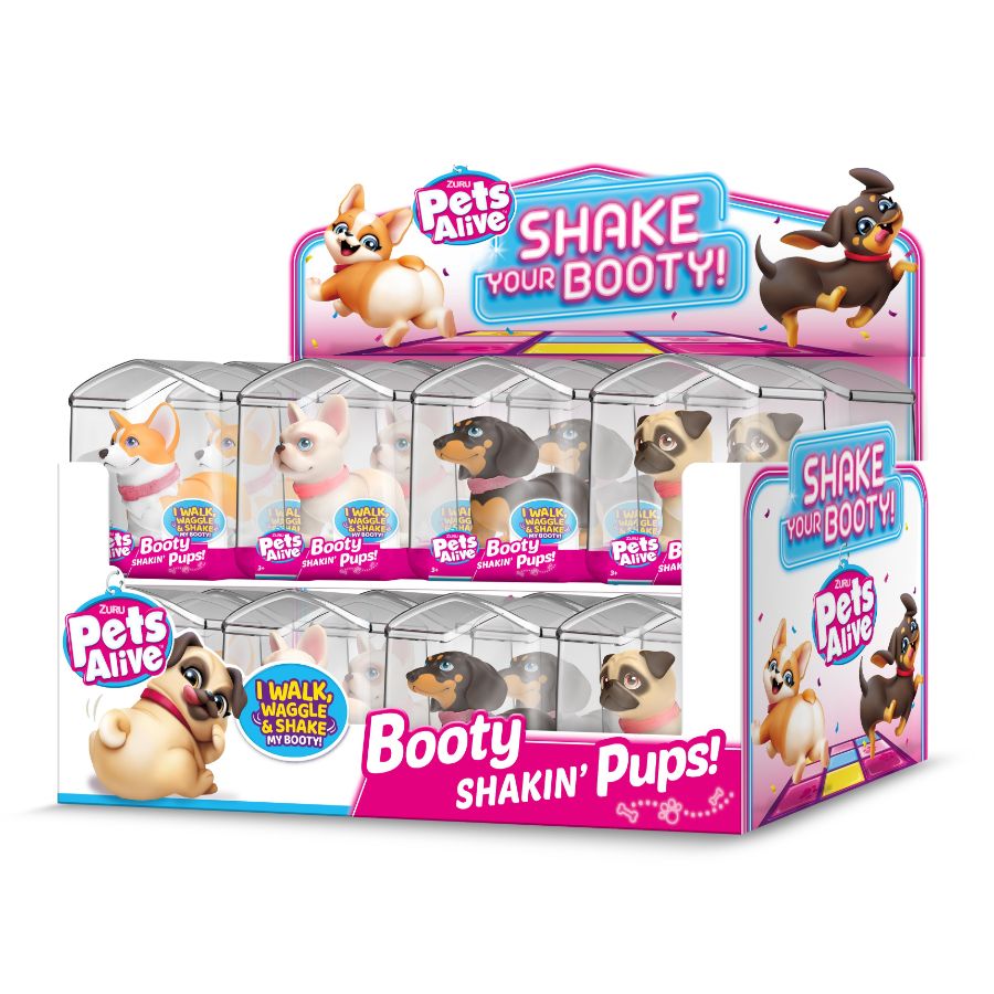 Pets Alive Booty Shakin Pups Assorted