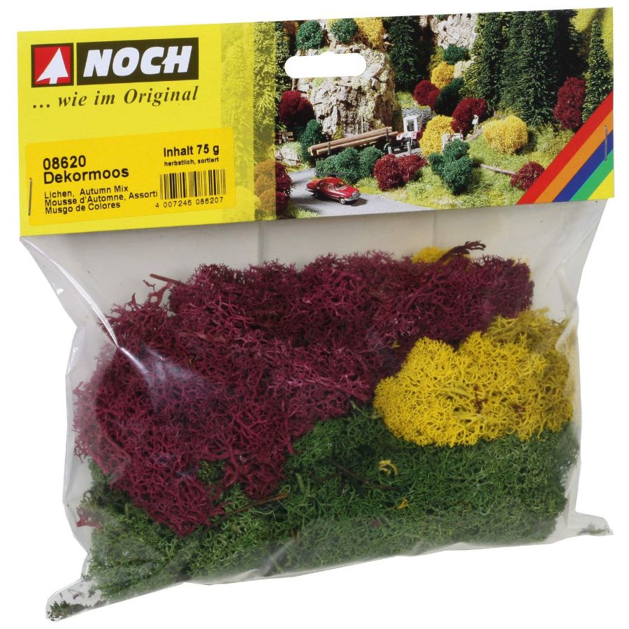 Noch Rail Scenery Lichen Autumn Mix Assorted Large