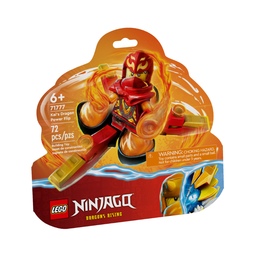 LEGO Ninjago Spinjitzu Spin Kais Dragon Power Flip