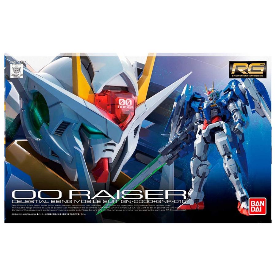 Gundam Model Kit 1:144 RG GN-0000 GNR-010 OO Raiser