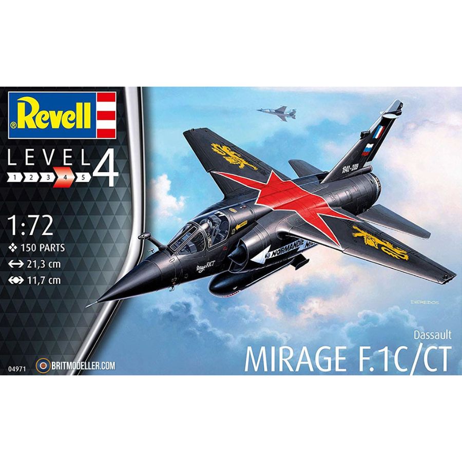 Revell Model Kit 1:72 Mirage F1C