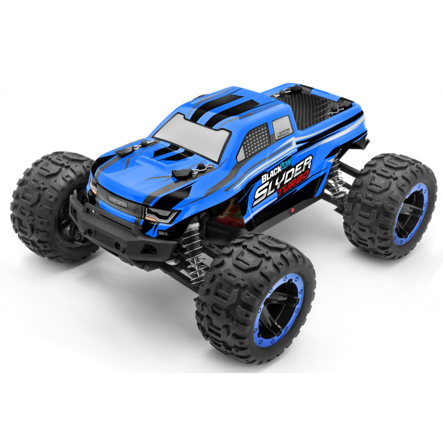 Blackzon Radio Control 1:16 Slyder MT 4WD Monster Truck Brushless Blue