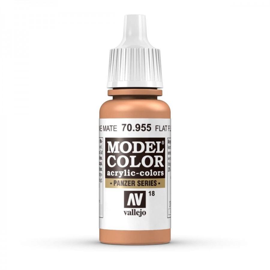 Vallejo Acrylic Paint Model Colour Flat Flesh 17ml