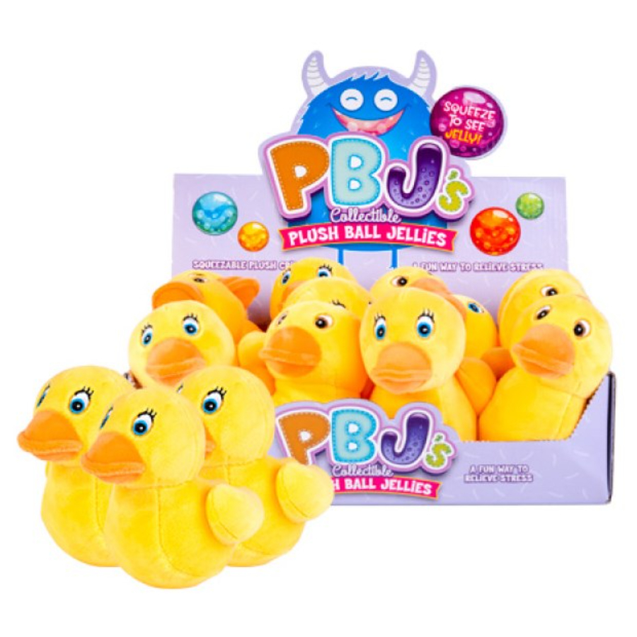 Plush Ball Jellies Squishy Duckies