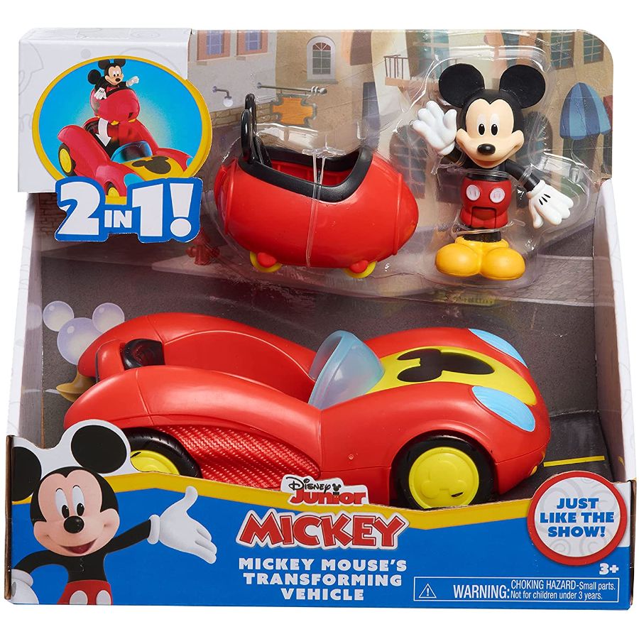 Mickey & Minnie Transforming Vehicle Assorted
