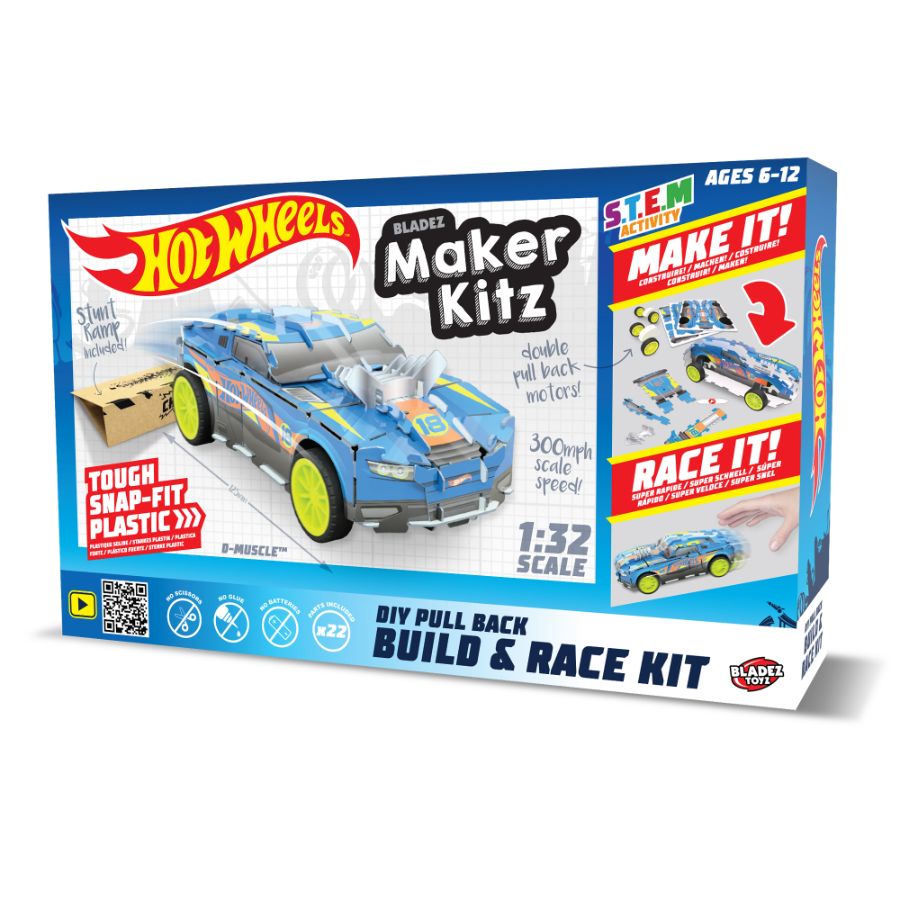Hot Wheels Maker Kitz Build & Race Single Pack