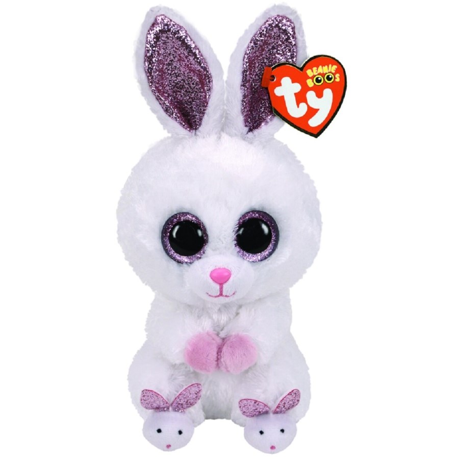 Beanie Boos Regular Plush Easter Slippers Bunny