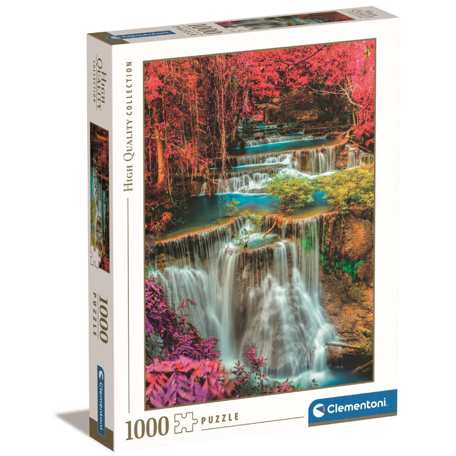 Clementoni 1000 Piece Puzzle Colourful Thai Falls