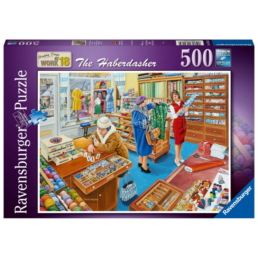 Ravensburger Puzzle 500 Piece The Haberdasher SF