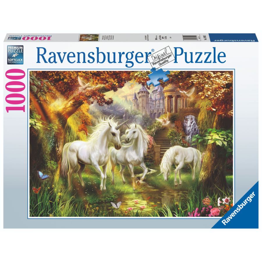 Ravensburger Puzzle 1000 Piece Unicorns In The Forest