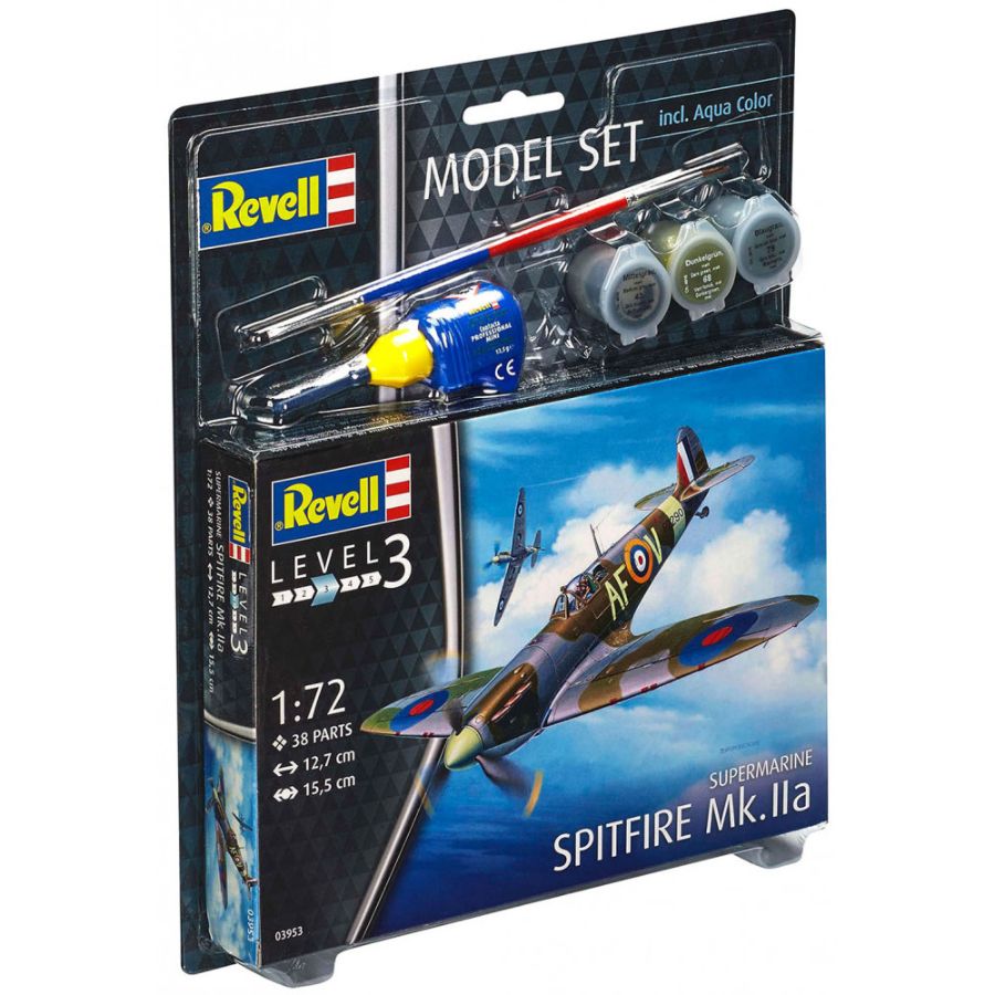 Revell Model Kit Gift Set 1:72 Spitfire MK IIA