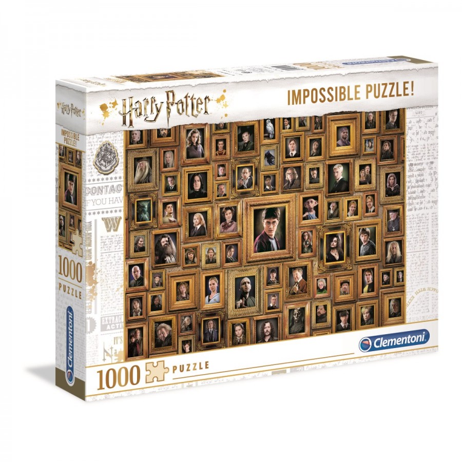 Clementoni Puzzle Harry Potter & Chamber of Secrets Impossible Puzzle 1000 Pieces