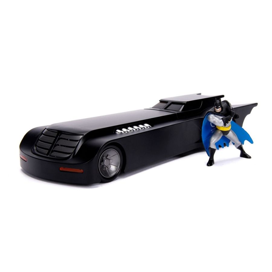 Jada Diecast 1:24 Batman Animated Series Batmobile With Figure