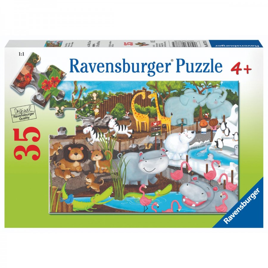 Ravensburger Puzzle 35 Piece Day At The Zoo
