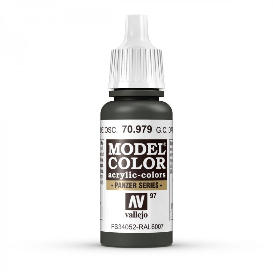 Vallejo Acrylic Paint Model Colour German Camouflage Dark Green 17-18ml