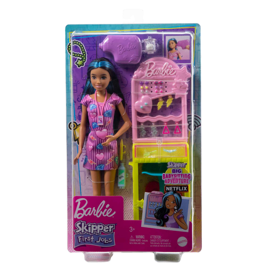 Barbie Skipper Doll With Ear Piercer Station