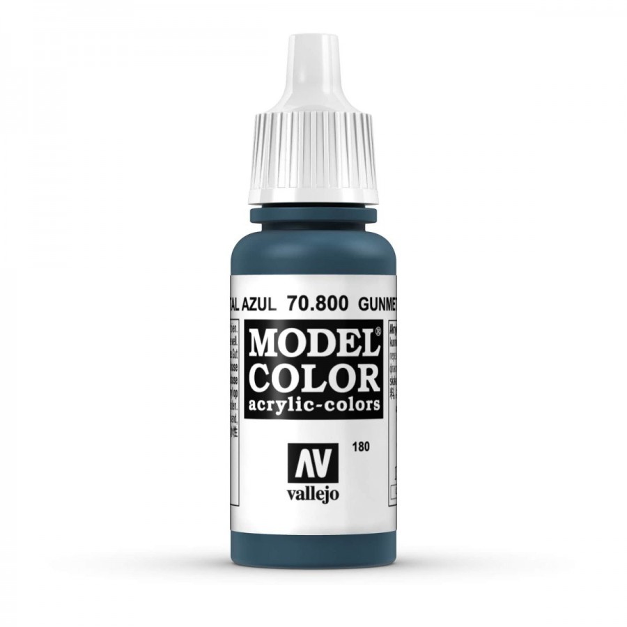 Vallejo Acrylic Paint Model Colour Metallic Metal Blue 17ml