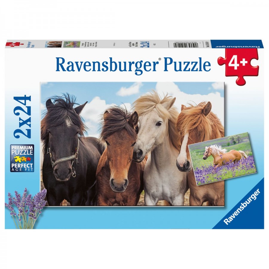 Ravensburger Puzzle 2x24 Piece Horse Friends