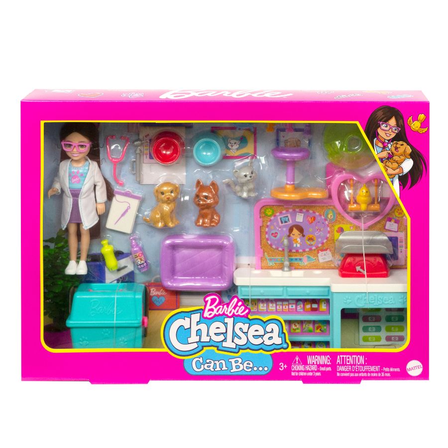 Barbie Chelsea Doll & Vet Playset